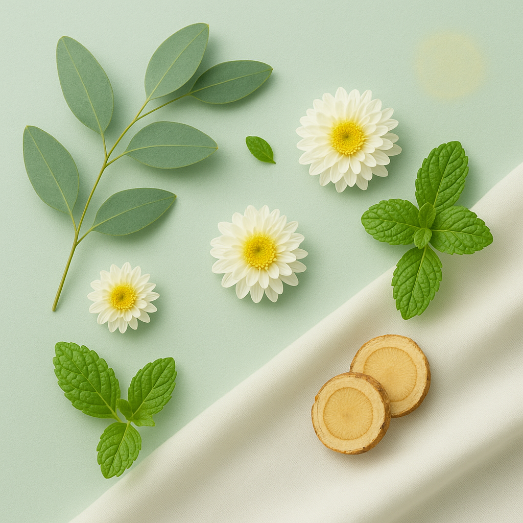 菊花薄荷甘草草本成分